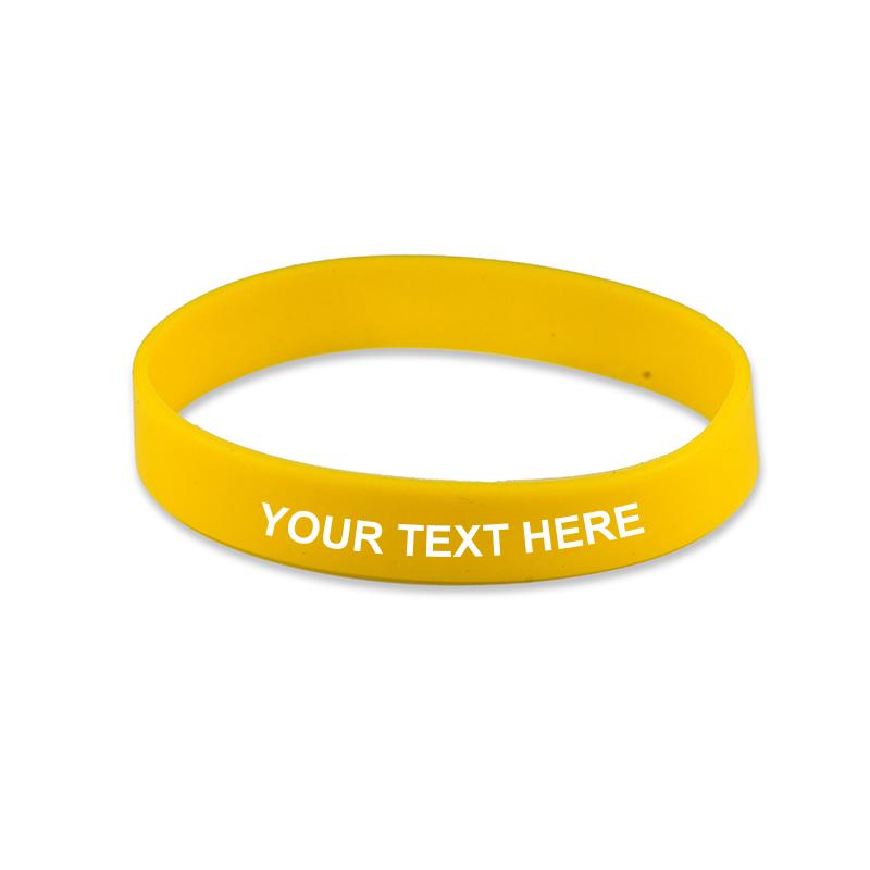 Wrist band with Logo - Yellow